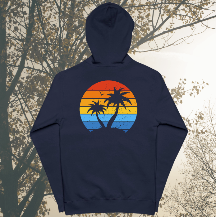 Premium Printed Zip-Up Hoodie