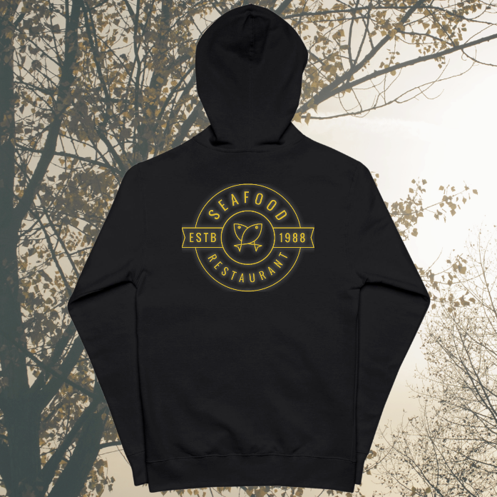 Premium Printed Zip-Up Hoodie