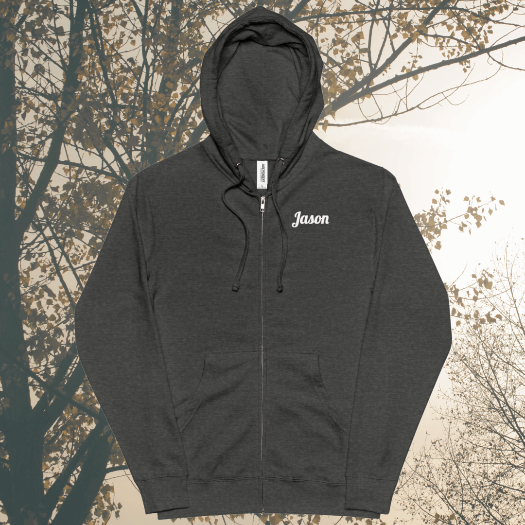 Premium Printed Zip-Up Hoodie