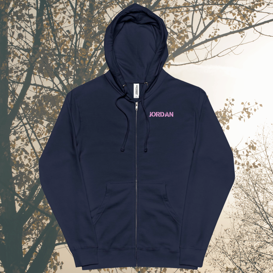 Premium Printed Zip-Up Hoodie